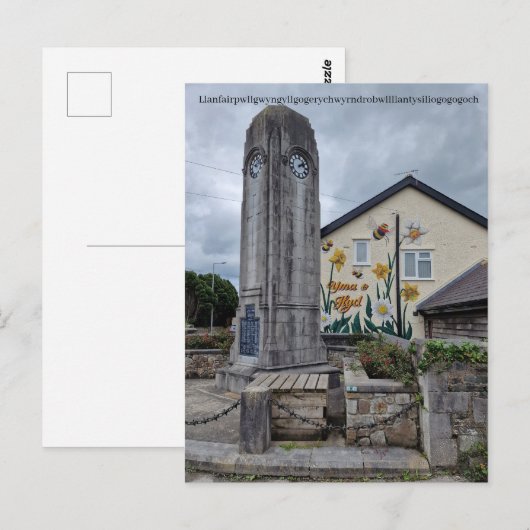 Llanfairpallgwyngyll Briefkaart (Voorkant / Achterkant)