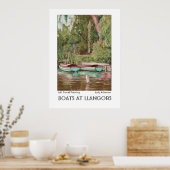 Llangers Boats Print of Poster (Keuken)