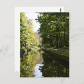 Llangollen Canal Boat door Bridge Briefkaart (Voorkant / Achterkant)