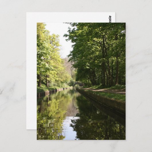 Llangollen Canal Boat door Bridge Briefkaart (Voorkant / Achterkant)