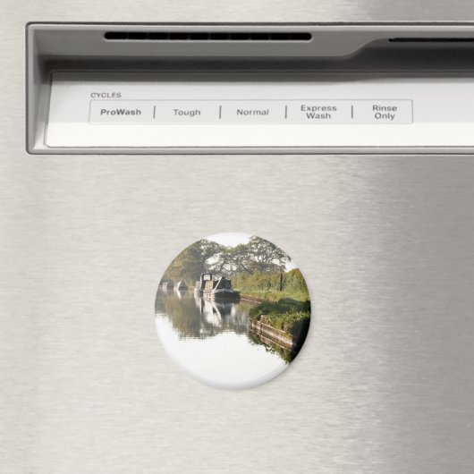 Llangollen Canal Boat door Bridge Magnet (Insitu (Vaatwasser))