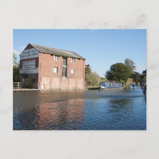 Llangollen Canal Ellesmere England Briefkaart (Voorkant)