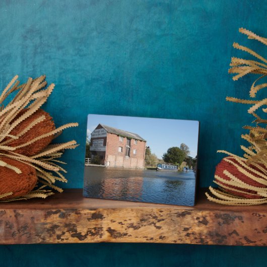 Llangollen Canal Ellesmere England Fotoplaat (Zijkant)