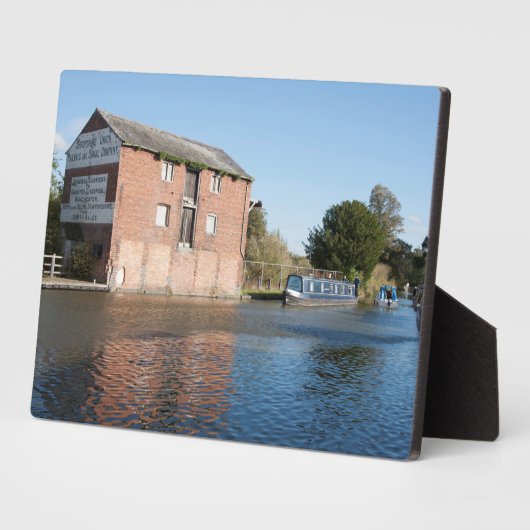 Llangollen Canal Ellesmere England Fotoplaat (Zijkant)