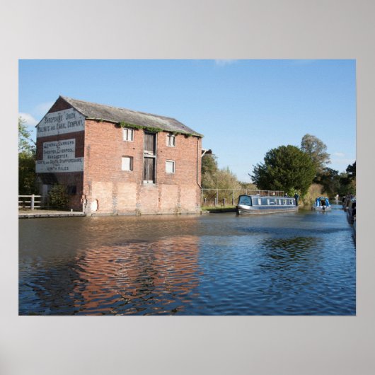 Llangollen Canal Ellesmere England Poster (Voorkant)