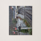 Llangollen treinstation. legpuzzel (Verticaal)