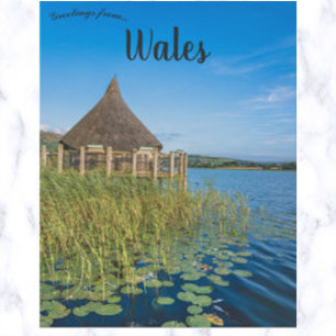 Llangorse Lake Brecon Wales Briefkaart