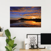 Llanstephan Sunset Print (Thuiskantoor)