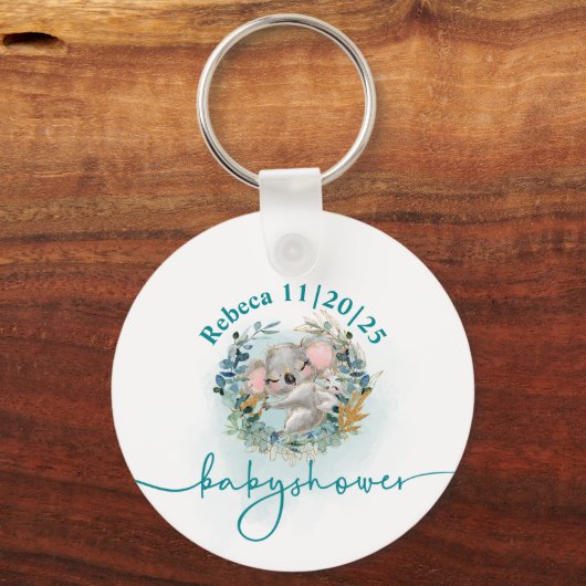 Llavero Baby Shower "Baby Koala" Sleutelhanger (Voorkant)