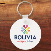 Llavero Bolivia corazón del sur Sleutelhanger (Voorkant)