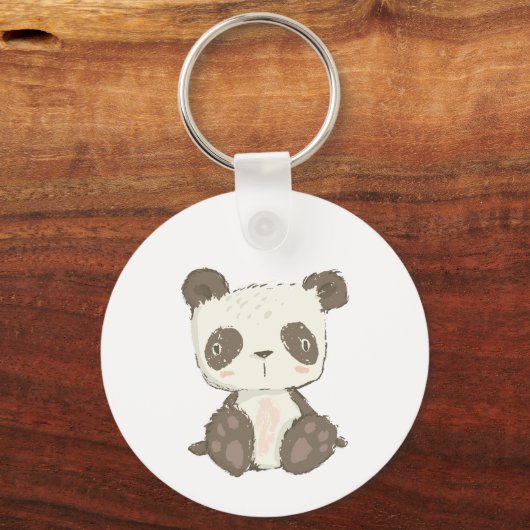 Llavero Chapa Baby Shower Panda Sleutelhanger (Achterkant)