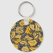 Llavero circular estampado mariposa monarca sleutelhanger (Achterkant)