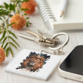 Llavero con Diseño de León Sleutelhanger (Voorkant Rechts)