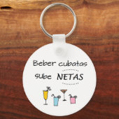 Llavero de beber cubatas sube netas sleutelhanger (Voorkant)