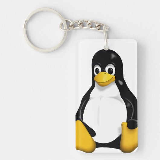 Llavero de Linux / TUX Sleutelhanger (Voorkant)
