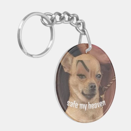 Llavero de perro de meme sleutelhanger (Voorkant Links)