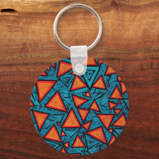 Llavero diseño de triángulos sleutelhanger (Voorkant)