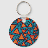 Llavero diseño de triángulos sleutelhanger (Achterkant)