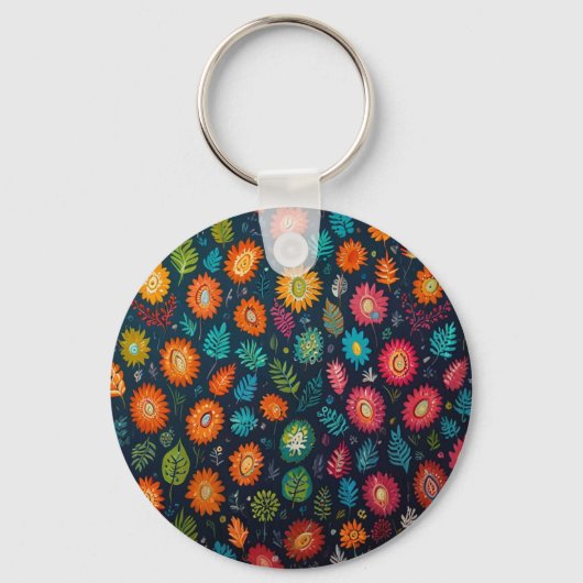 Llavero diseño floreado sleutelhanger (Voorkant)