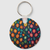 Llavero diseño floreado sleutelhanger (Achterkant)