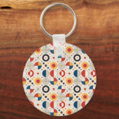 Llavero diseño geométrico  sleutelhanger (Voorkant)