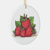 llavero fresita keramisch ornament (Rechts)