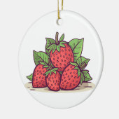 llavero fresita keramisch ornament (Links)