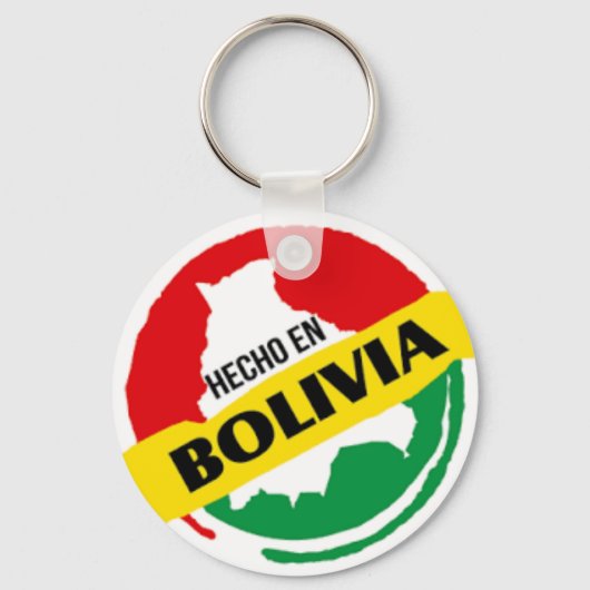 Llavero Hecho en Bolivia Sleutelhanger (Voorkant)