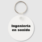 Llavero  ingeniero en sonido sleutelhanger (Voorkant)