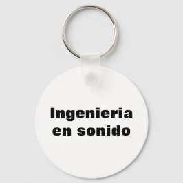Llavero  ingeniero en sonido sleutelhanger