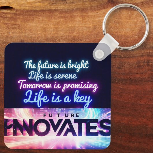 llavero innovate future sleutelhanger (Achterkant)