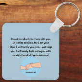 Llavero Isaías 41:10 Sleutelhanger (Achterkant)