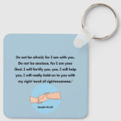 Llavero Isaías 41:10 Sleutelhanger (Achterkant)