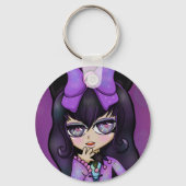 Llavero Kuromi fanart Sleutelhanger (Achterkant)