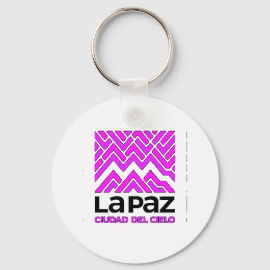 Llavero La Paz ciudad del cielo Sleutelhanger (Voorkant)