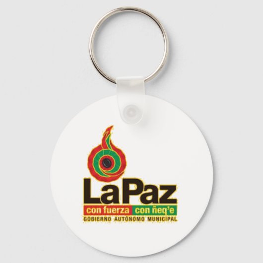 Llavero La Paz con fuerza con ñeqe Sleutelhanger (Voorkant)