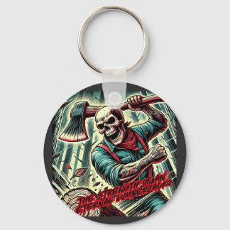 Llavero leñador sleutelhanger