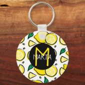 Llavero Limones - Tutti Frutti -© Con tu nombre! Sleutelhanger (Voorkant)