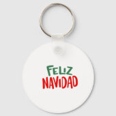 Llavero navideño con imagen de reno  sleutelhanger (Achterkant)