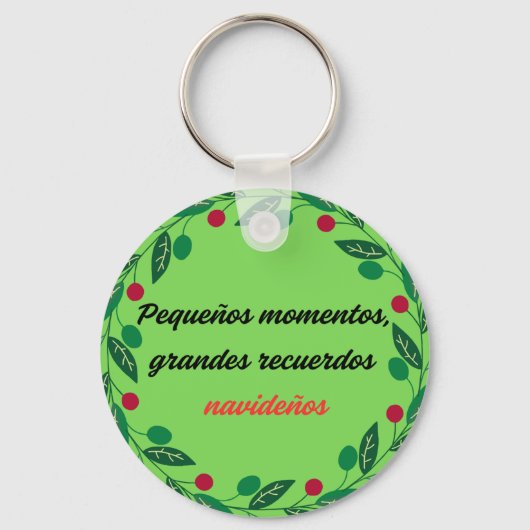 Llavero navideño  sleutelhanger (Voorkant)