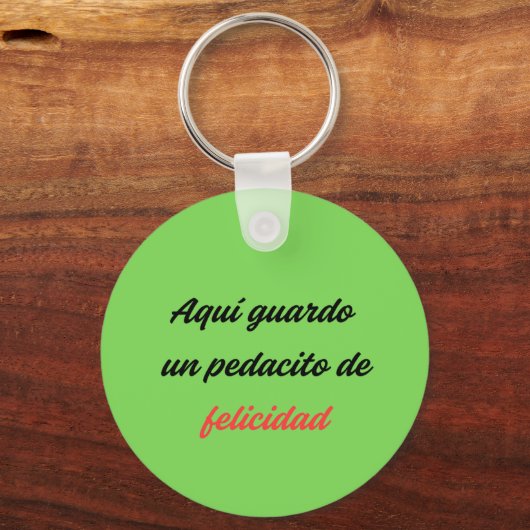 Llavero navideño  sleutelhanger (Achterkant)