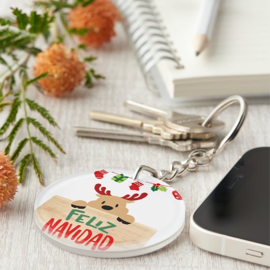 Llavero navideño sleutelhanger (Voorkant Rechts)