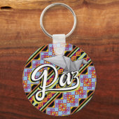 Llavero Paz Manto Andino Sleutelhanger (Voorkant)