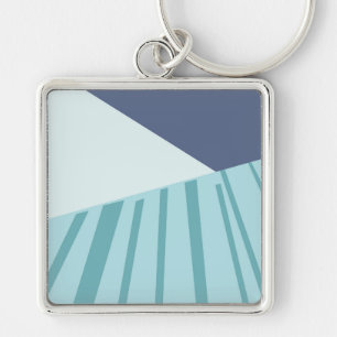Llavero tipo chapa blå sleutelhanger