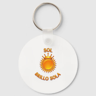 Llavero Tipo Chapa con Logo Sol Brillo Sola | Acce Sleutelhanger