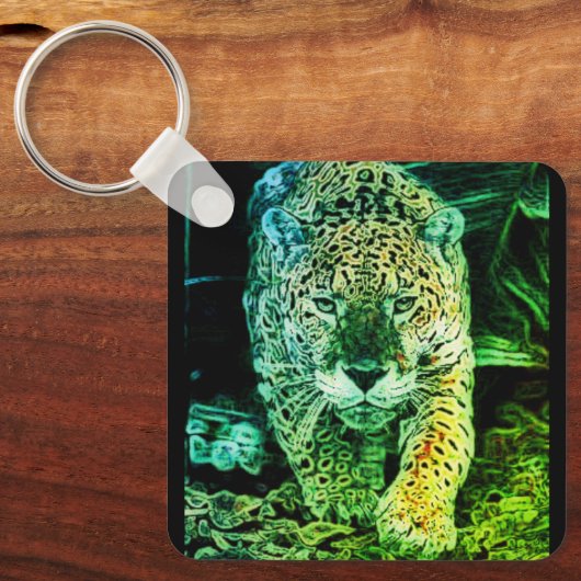 Llavero tipo chapa jaguar sleutelhanger (Voorkant)