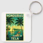 Llavero tipo chapa PUERTO DE TELA Sleutelhanger (Achterkant)