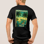 Llavero tipo chapa PUERTO DE TELA Tri-Blend Shirt (Achterkant)