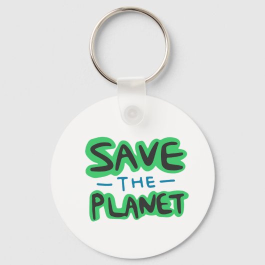Llavero Tipo Chapa Save the Planet Sleutelhanger (Voorkant)