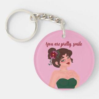 llavero tu eres linda para dama sleutelhanger